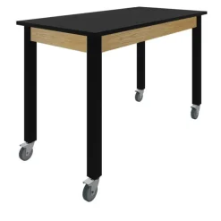 Diversified Spaces 30” H Hybrid Steel Table w/ Epoxy Top & Casters (60” W x 24” D)^ Science|Science Tables