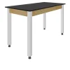 Diversified Spaces 36" H Hybrid Steel Table w/ Phenolic Top & Glides (48” W X 24” D)^ Science|Science Tables