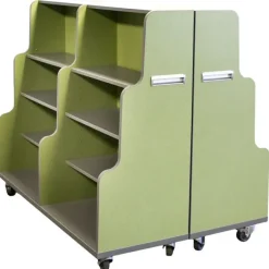 CEF Hideaway Bookshelf Storage Cart^ Bookcases