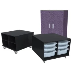 CEF Hideaway Mobile Combination Storage Carts^ Robotics|Storage Carts