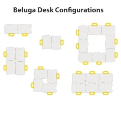 Mooreco Hierarchy Beluga Student Desk^ Collaborative Desks
