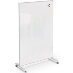 Best-Rite Hierarchy Grow & Roll Glass Markerboards^ Glass Boards|Mobile Reversible Boards