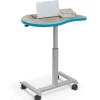 Mooreco Hierarchy Grow & Roll Pneumatic Lift Desks^ Collaborative Desks|Stand-Up Student Desks
