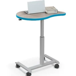 Mooreco Hierarchy Grow & Roll Pneumatic Lift Desks^ Collaborative Desks|Stand-Up Student Desks