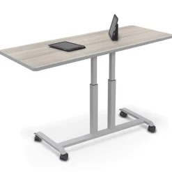 Mooreco Hierarchy Grow & Roll Pneumatic Lift Tables^ Stand-Up Student Desks