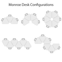 Mooreco Hierarchy Monroe Collaborative Student Desk^ Collaborative Desks|Open Front School Desks