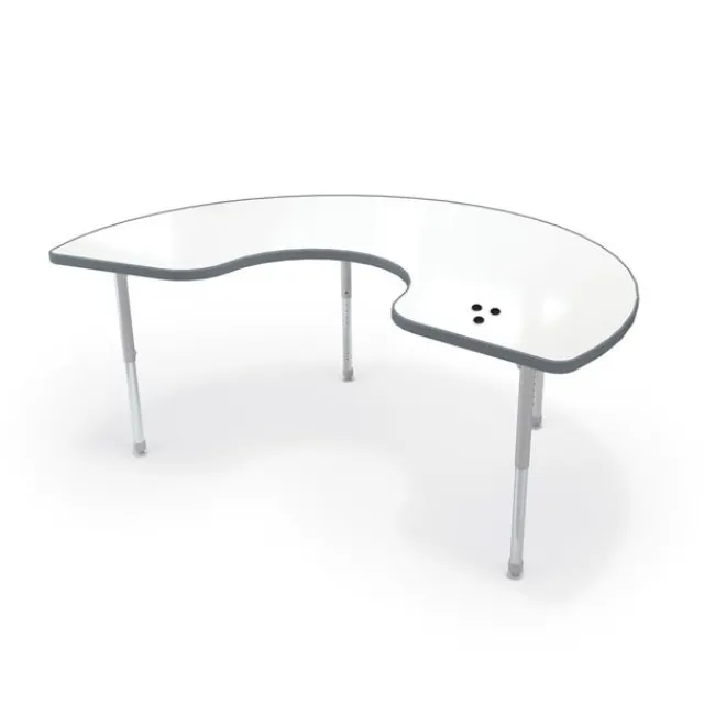 Mooreco Hierarchy Porcelain Steel Dry Erase Activity Tables^ Dry Erase