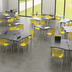 Mooreco Hierarchy Tile Collaborative Student Desk^ Collaborative Desks