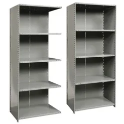 Hallowell Hi-Tech Heavy Duty 20-Gauge Steel Closed Shelving Units^ Shelving|Bookcases