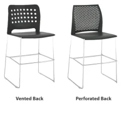 Community Hoopz Bar Height Stool with Contoured Back^ Restaurant & Cafe|Cafe Chairs