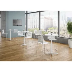 Community Hoopz Counter Height Stool with Contoured Back^ Restaurant & Cafe|Cafe Chairs