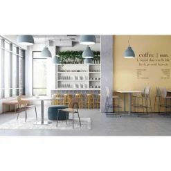 Community Hoopz Counter Height Stool with Contoured Back^ Restaurant & Cafe|Cafe Chairs