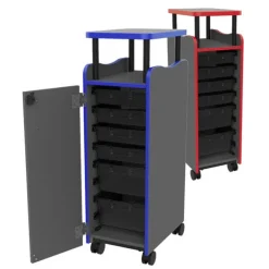 Marco Group Horizon Series Lectern Cart^ Tote & Bin Storage|Mobile Cabinets