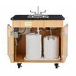 Diversified Spaces Hot Water Mobile Station^ Mobile Lab Units|Clean-Up & Portable Sink Units