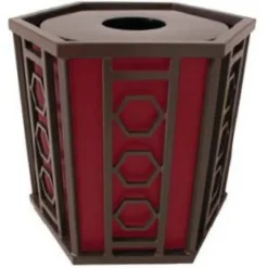 Ultra-Play Huntington Outdoor Trash Receptacle^ Trash & Recycling Bins