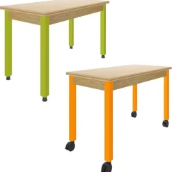 Diversified Spaces Hybrid Steel Table w/ ShopTop^ Makerspace & Shop