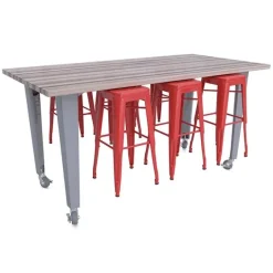 CEF IDEA Island Makerspace Tables with Metal Stools^ Makerspace & Shop|Makerspace Stem Packages