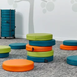 KI Imaginasium 10-Pack Blip Pads w/ Mobile Storage Caddy^ Soft Seating