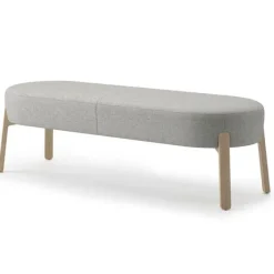 Community Indie Oval Bench - 16-1/2" H^ Soft Seating