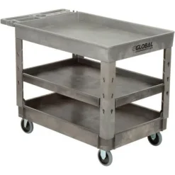 Global Industrial Industrial-Strength Plastic Utility Carts^ Utility Carts