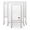 Mooreco INKLÜD Mobile Dry Erase Whiteboard^ Mobile Reversible Boards