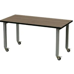 Allied Innovation N HPL Table with Casters (72'' W X 24'' D)^ Science|Science Tables