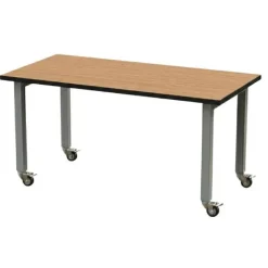 Allied Innovation N HPL Table with Casters (72'' W X 24'' D)^ Science|Science Tables