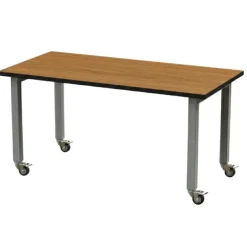 Allied Innovation N HPL Table with Casters (72'' W X 24'' D)^ Science|Science Tables