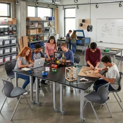 Allied Innovation N Phenolic Table with Casters (60'' W X 24'' D)^ Science|Science Tables