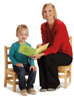 Jonti-Craft Instructors Ladderback Wooden Chair (Adult)^Kids Kids Chairs