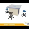 Diversified Spaces Intermix Open Tote Mobile Workstations^ Makerspace & Shop