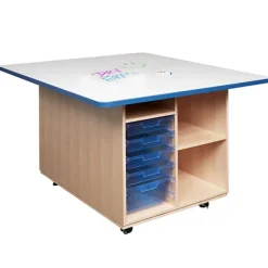 Diversified Spaces Intermix Open Tote Mobile Workstations^ Makerspace & Shop