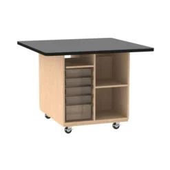 Diversified Spaces Intermix Open Tote Mobile Workstations^ Makerspace & Shop