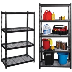 Hirsh Industries Iron Horse 2300 Series Riveted Steel Wire Deck Shelving System^ Shelving