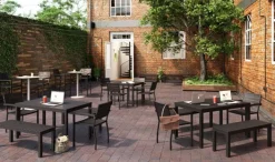 KFI Seating Ivy Series Outdoor Bar Stool^ Cafe Stools|Stools