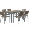 KFI Seating Ivy Series Rectangle Outdoor Table & Chair Sets^ Cafe Table & Chair Sets|Café