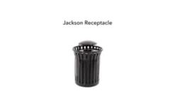 Ultra-Play Jackson Outdoor Trash Receptacle^ Trash & Recycling Bins
