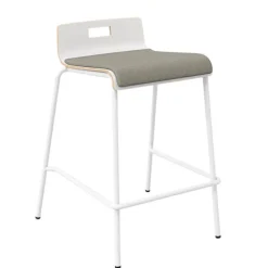 KFI Seating JIVE Half-Back Padded Stool^ Cafe Stools|Stools