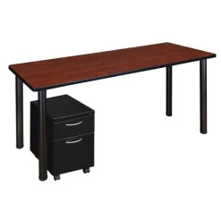 Regency Office Products Kee Single Mobile Pedestal Desk by Regency^ Teacher Desks|Instructor Desks