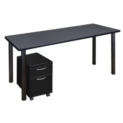 Regency Office Products Kee Single Mobile Pedestal Desk by Regency^ Teacher Desks|Instructor Desks