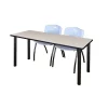 Regency Office Products Kee Training Table & M Stacker 4700 Chairs^ Training & Seminar|Training Tables & Chairs