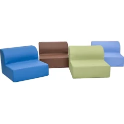 Childrens Factory Kid Loungers - Set of 4^ Floor Seating|Bean Bag Chairs