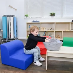 Childrens Factory Kid Loungers - Set of 4^ Floor Seating|Bean Bag Chairs