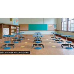 Kore Kids Adjustable Sit-Stand Mobile Student Desk^ Stand-Up Student Desks