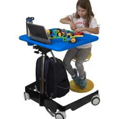 Kore Kids Adjustable Sit-Stand Mobile Student Desk^ Stand-Up Student Desks