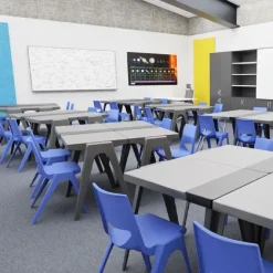 Muzo K-Nect Stacking Desk^ Open Front School Desks
