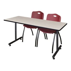 Regency Office Products Kobe Training Table & M Stack Chairs^ Training & Seminar|Training Tables & Chairs