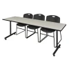 Regency Office Products Kobe Training Table & Zeng Stack Chairs^ Training & Seminar|Training Tables & Chairs