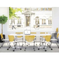KFI Seating Kool Series Mobile Stack Chair by KFI^ Computer Chairs|Plastic Stacking Chairs
