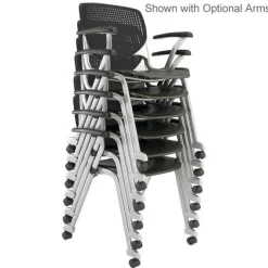 KFI Seating Kool Series Mobile Stack Chair by KFI^ Computer Chairs|Plastic Stacking Chairs